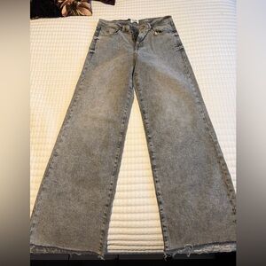 Women’s Washed Out Black & Grey Jeans Size 8